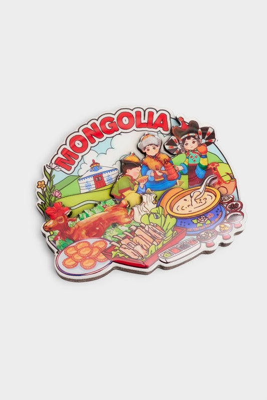 Mongolia Magnet