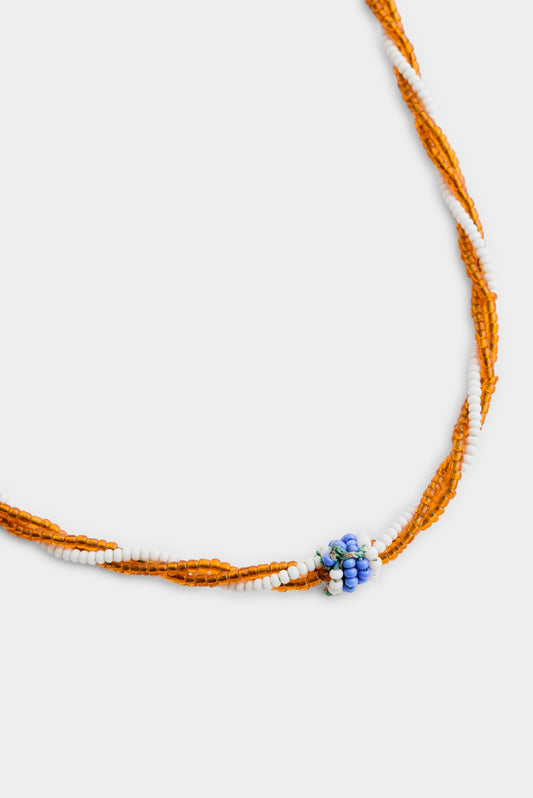 TWISTED BEAD NECKLACE