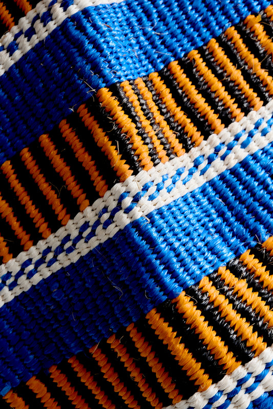 WOVEN BASKET BAG