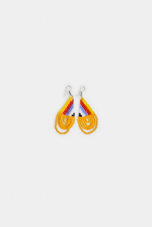 BEADED DROP EARRINGS
