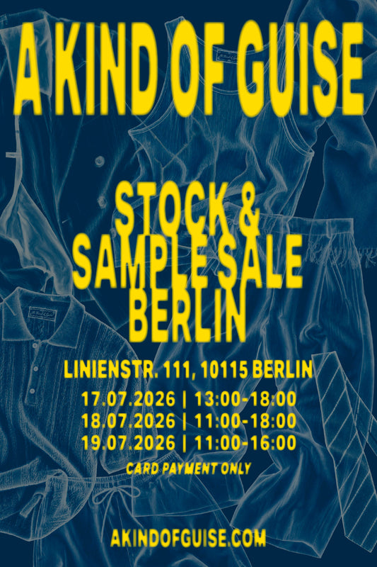 BERLIN SAMPLE SALE