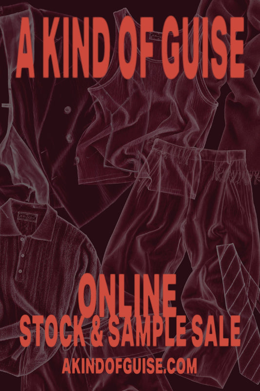 ONLINE STOCK & SAMPLE SALE
