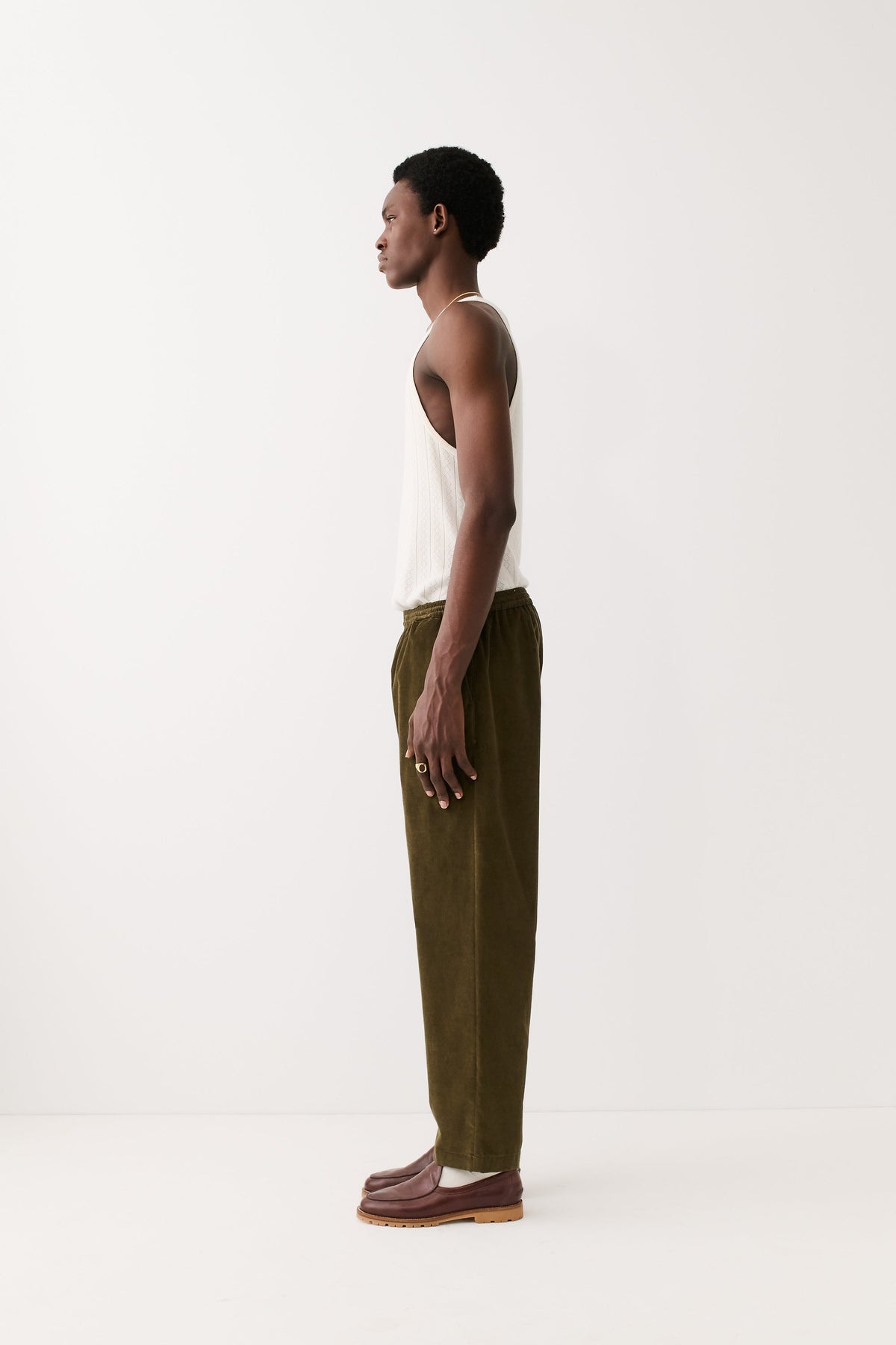 Banasa Pants Olive Haze Corduroy