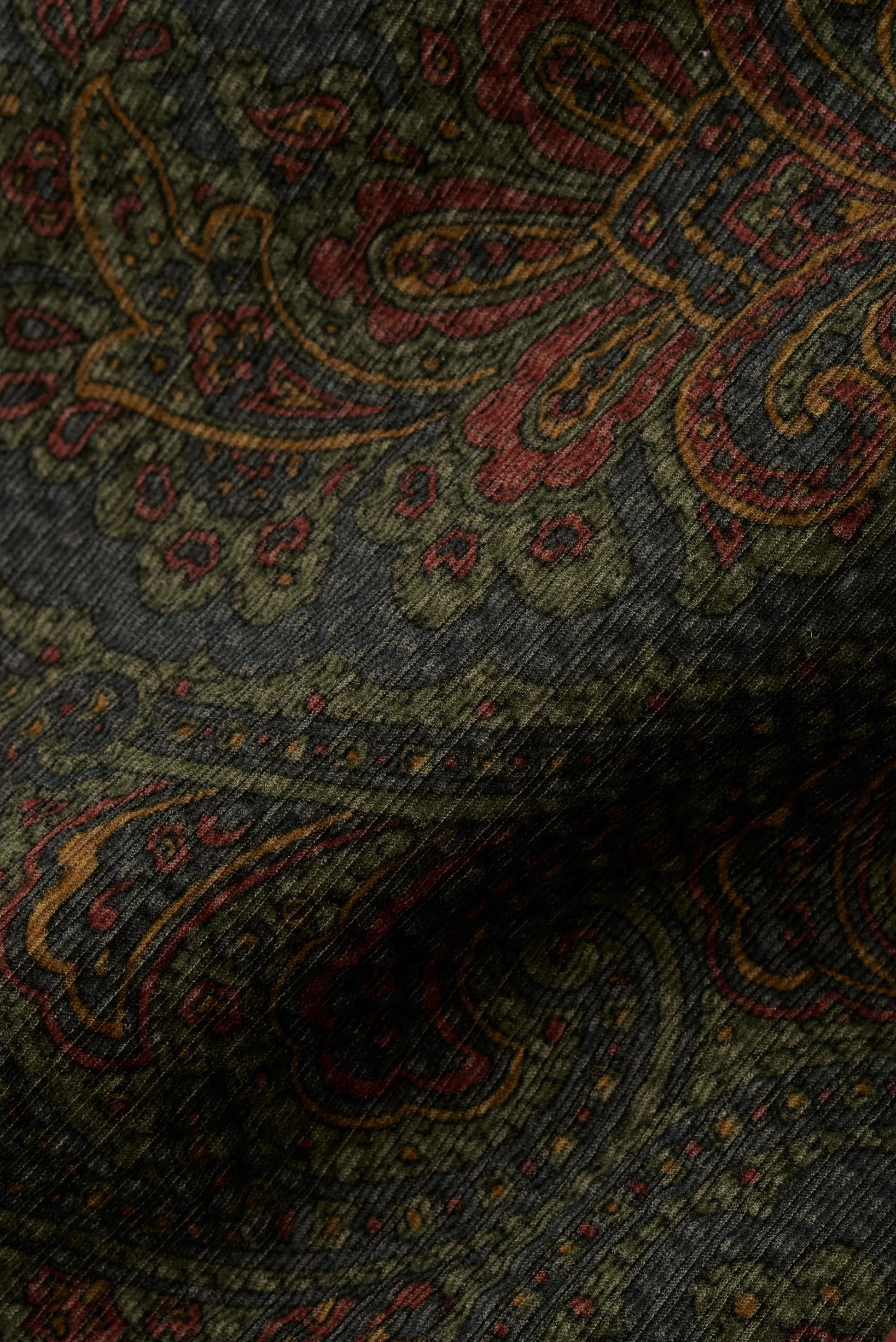 Derbin Shirt Moss Paisley