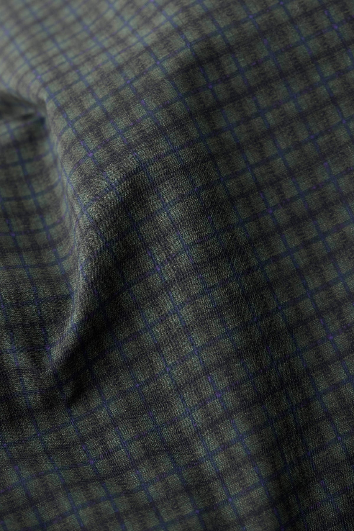Esca Puffer Jacket Dark Forest Check