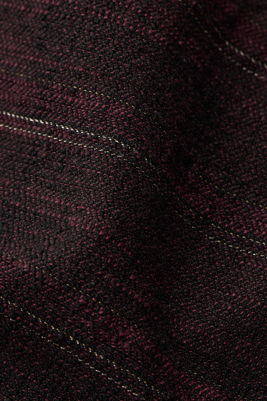 Kaan Cardigan Black Wine Line
