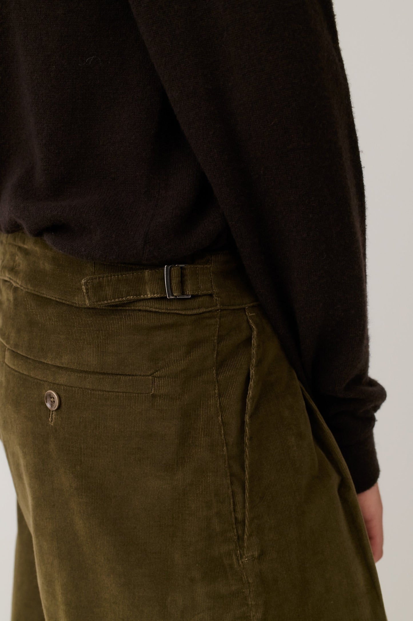 Piero Pants Olive Haze Corduroy