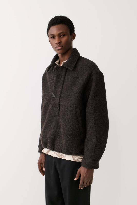 Plan Pullover Jacket Dark Oak Loden