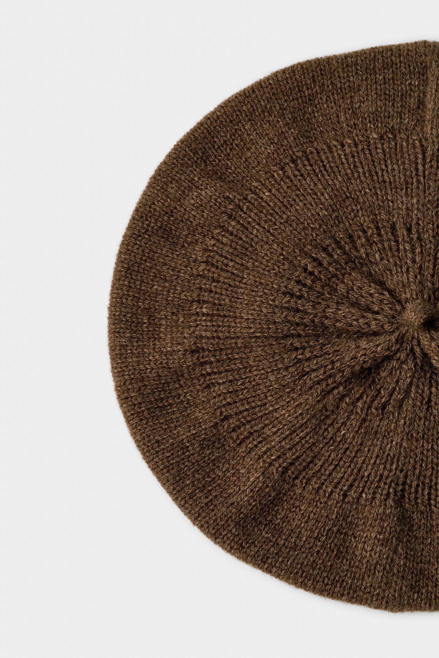 Prado Knitted Beret Tobacco Melange