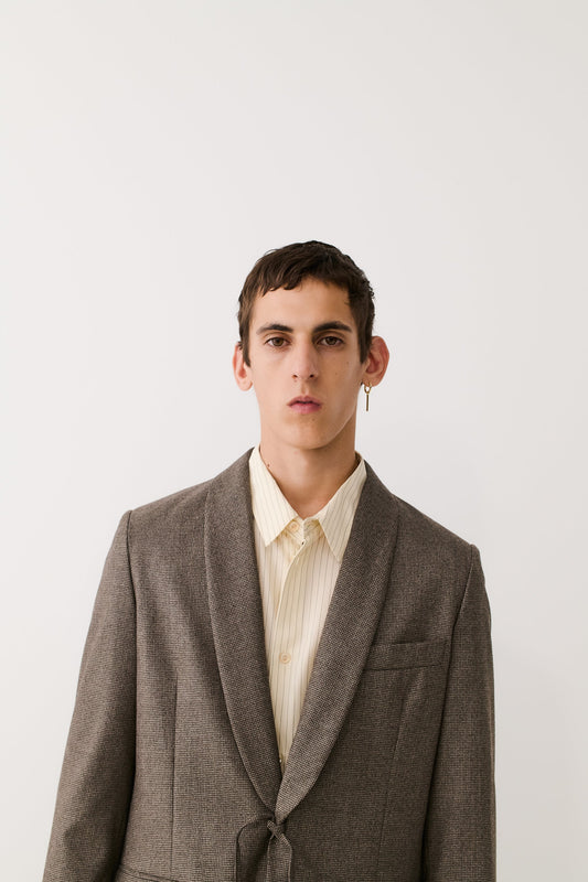 Shinji Blazer Dirty Houndstooth