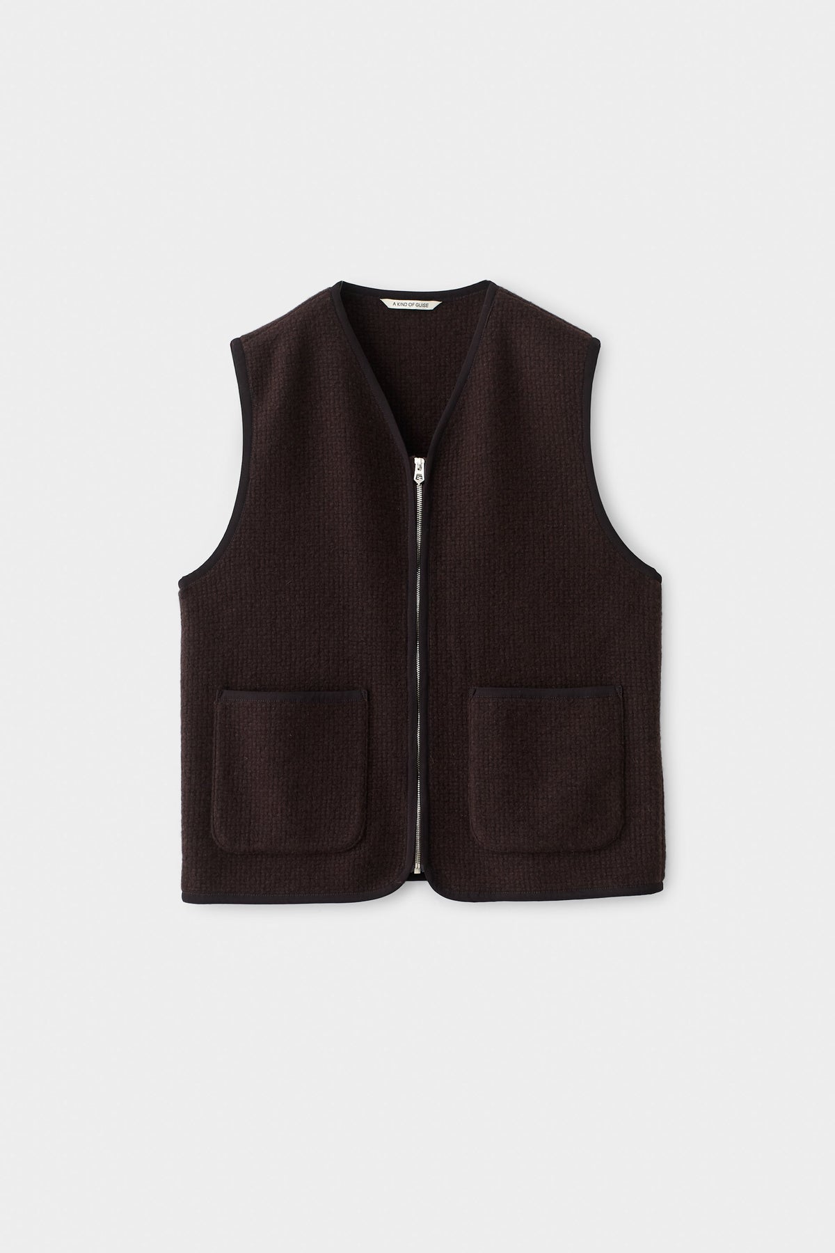 Valur Wool Vest Mahogany Tiles