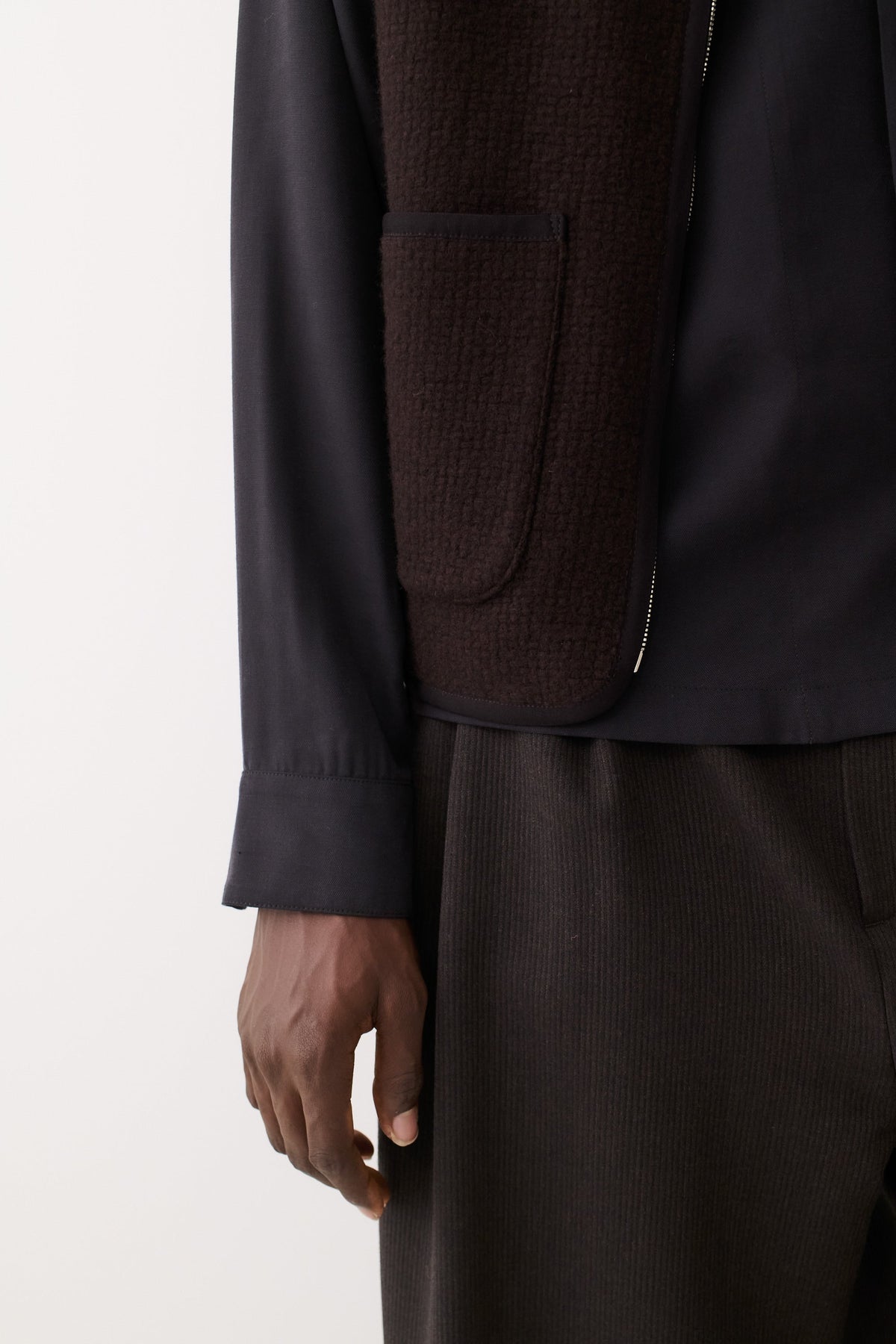 Valur Wool Vest Mahogany Tiles