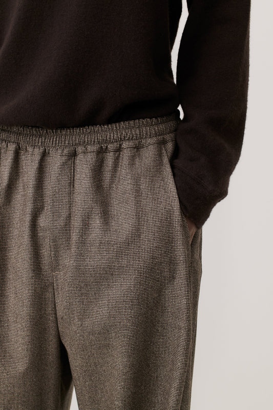 Wewa Wide Trousers Dirty Houndstooth