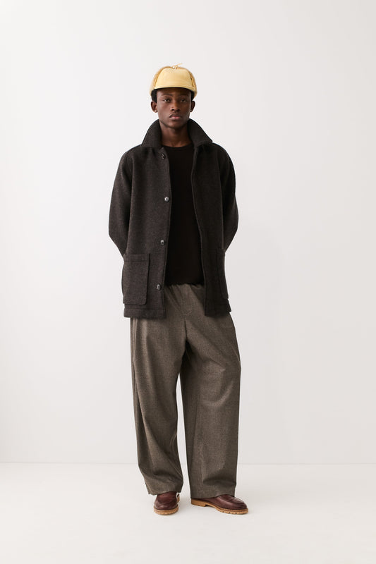 Wewa Wide Trousers Dirty Houndstooth