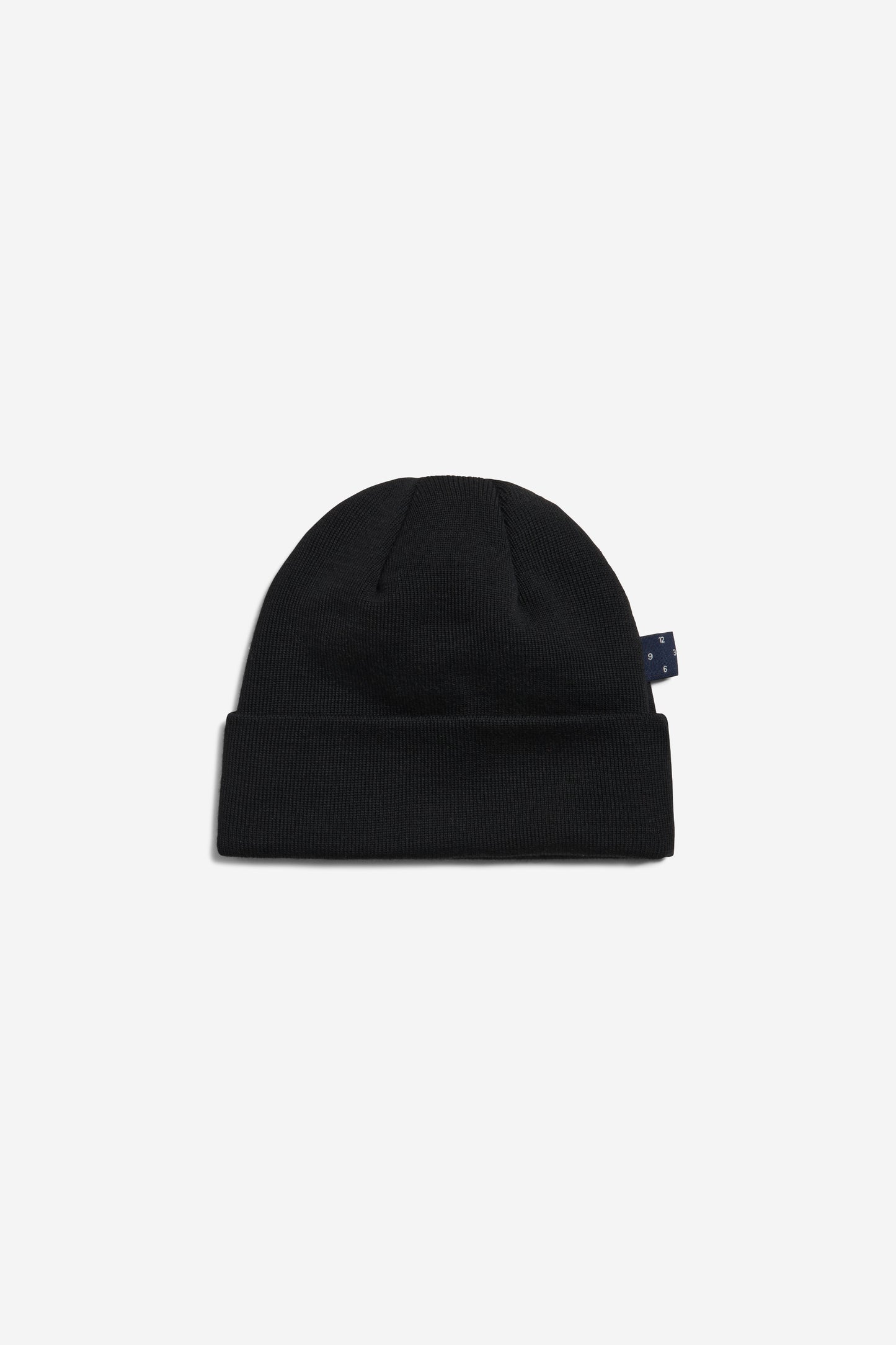 Unisex accessories beanie, 100% mulesing-free merino wool, black.