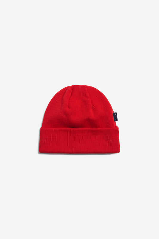 Unisex accessories beanie, 100% mulesing-free merino wool, red.