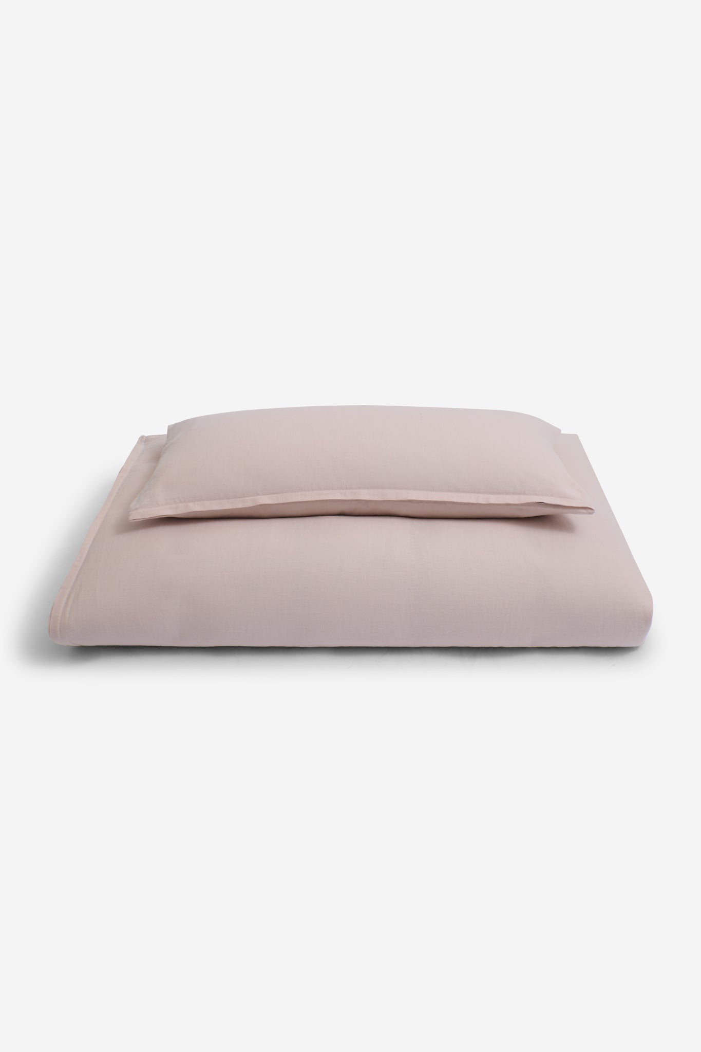 Home accessories, pillowcase, 100% Belgian linen, apple blossom, 40x80cm, folded with zipper closure.