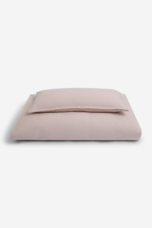 Home accessories, pillowcase, 100% Belgian linen, apple blossom, 40x80cm, folded with zipper closure.