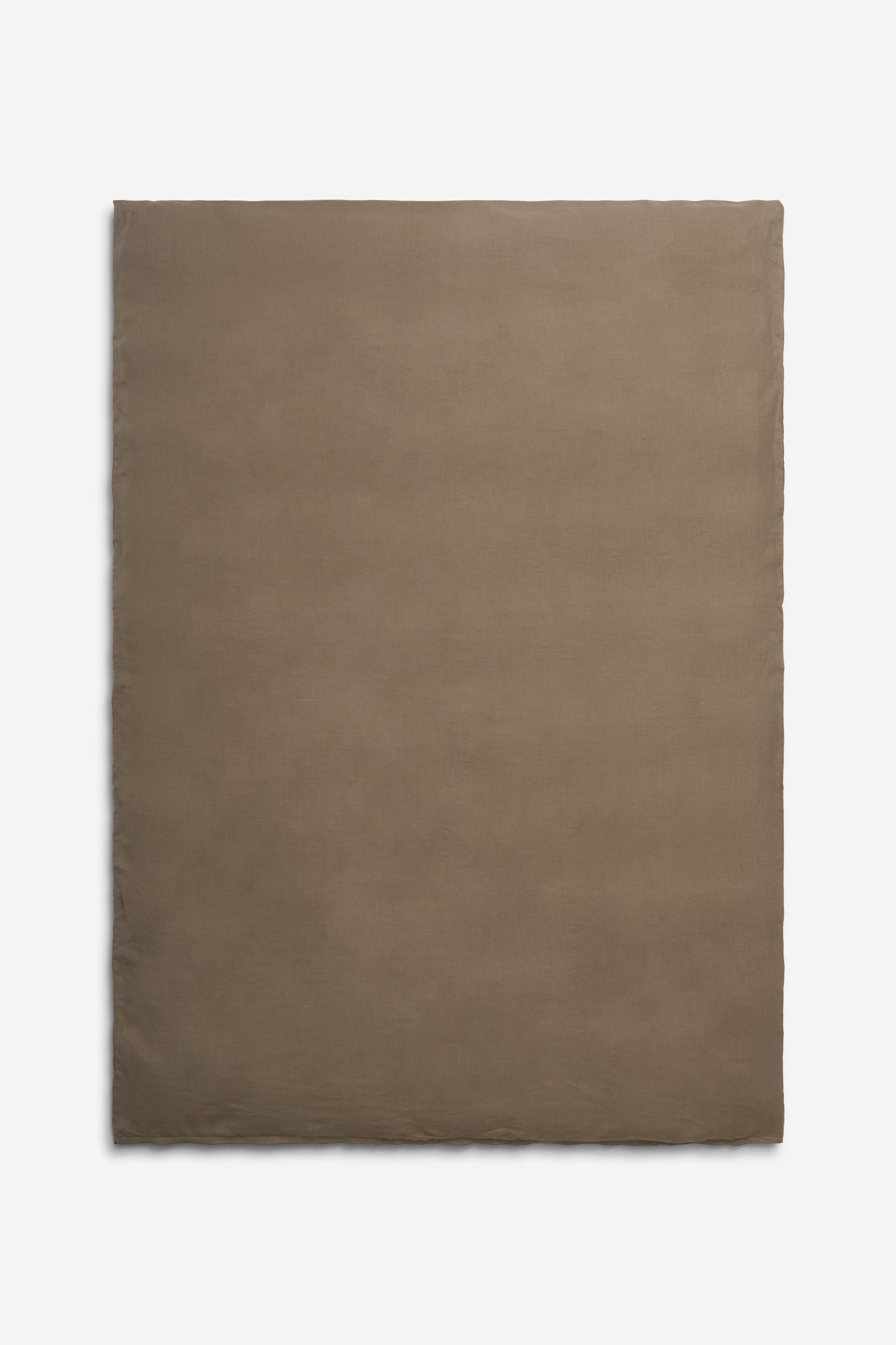 Duvet cover, 100% Belgian linen, clay color, 140x200cm, with zipper closure.