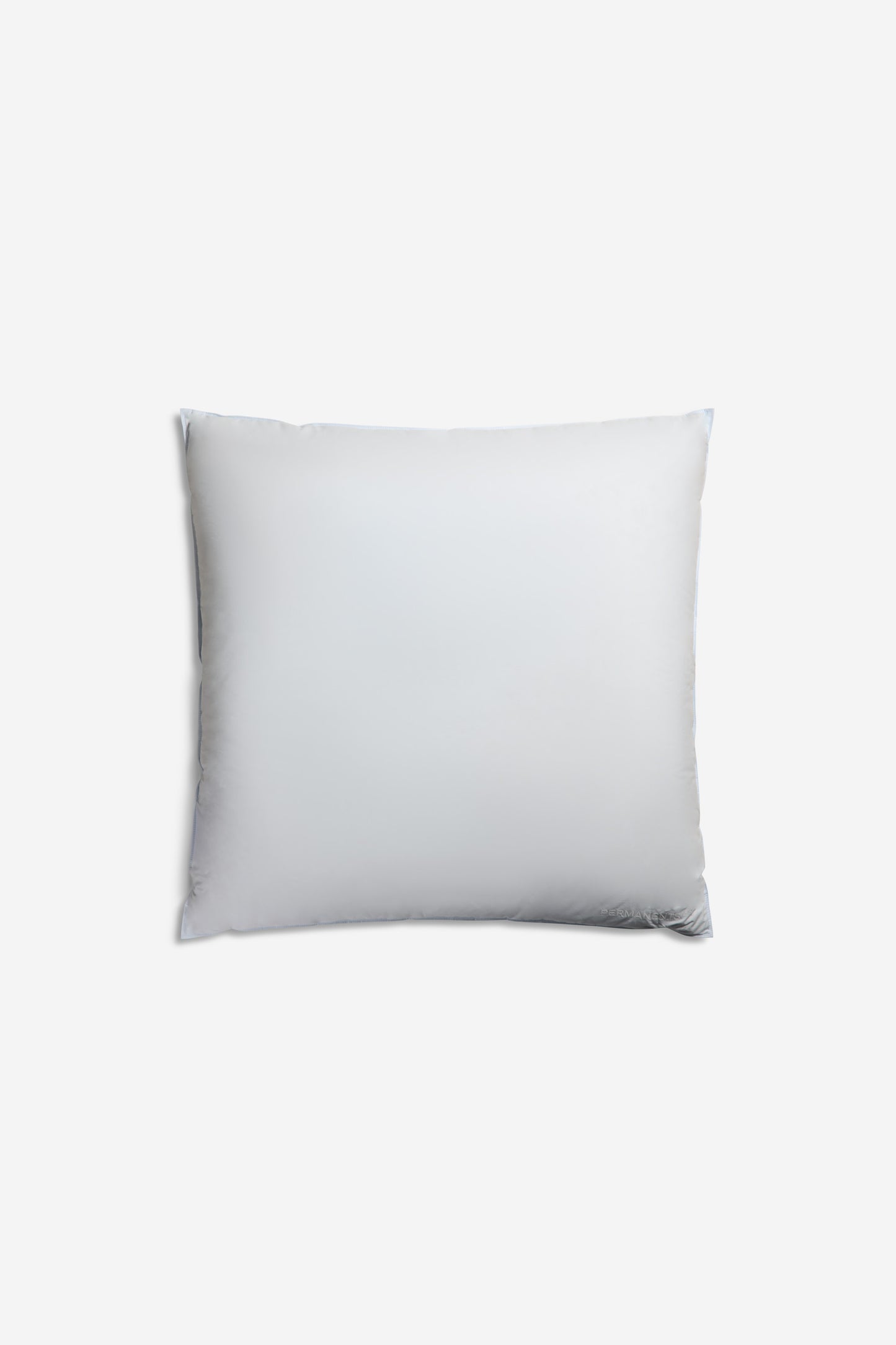 White eiderdown pillow, rectangular, 80x80cm, with a soft, fluffy appearance.