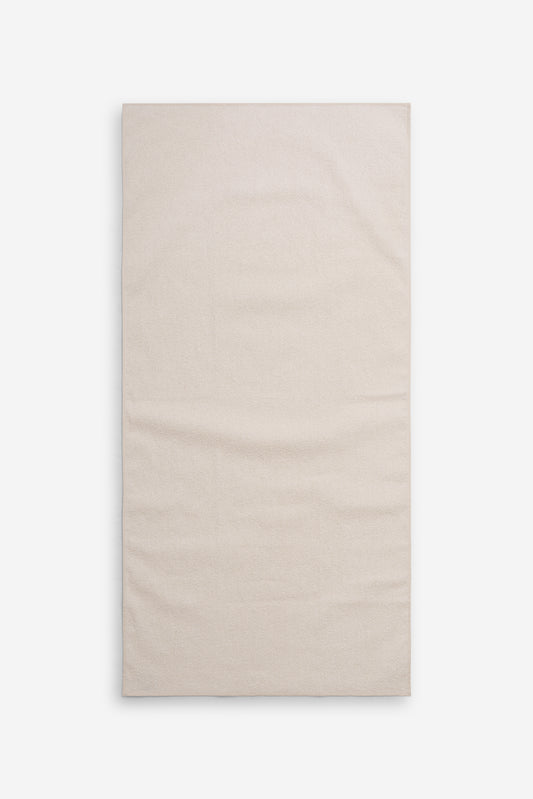 Accessories towel, linen-cotton mix, white, 80x160cm, folded.