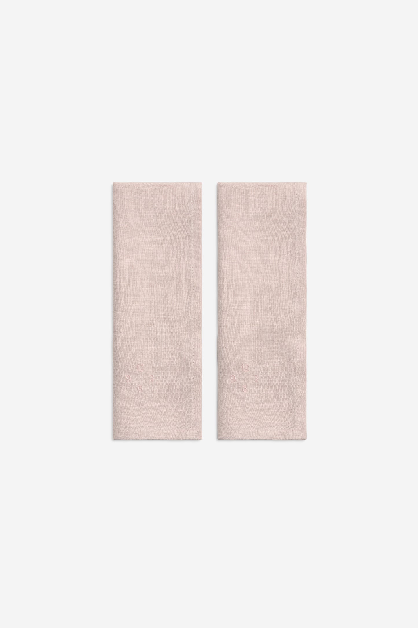 Accessories, set of 2 napkins, 100% Belgian linen, apple blossom, 45x45cm.