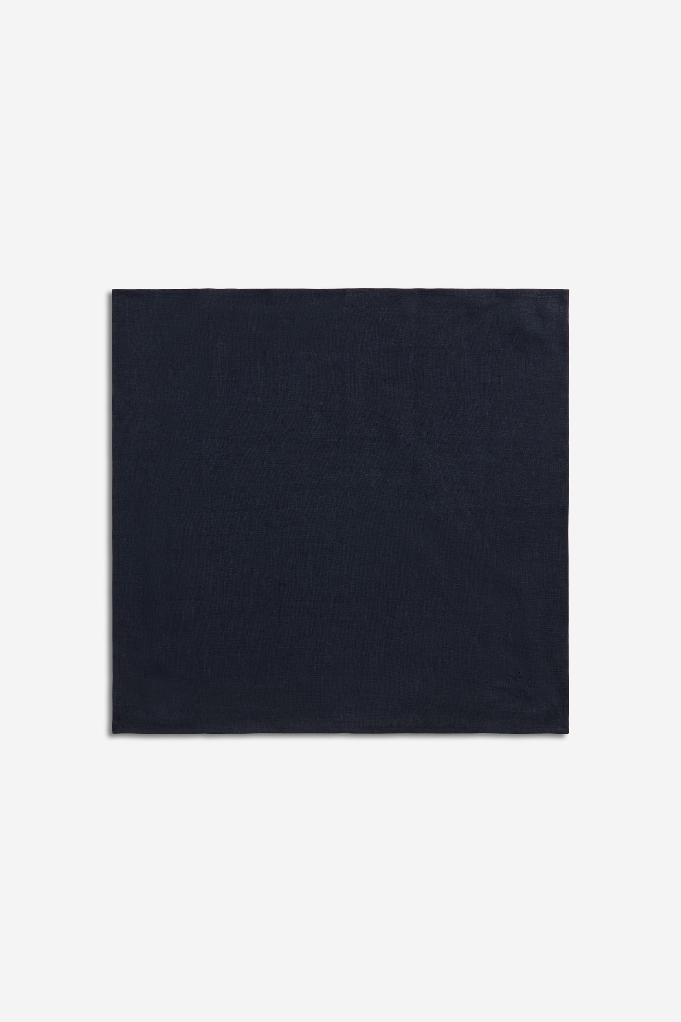 Accessories napkin, set of 2, 100% fine Belgian linen, midnight navy, 45x45cm.