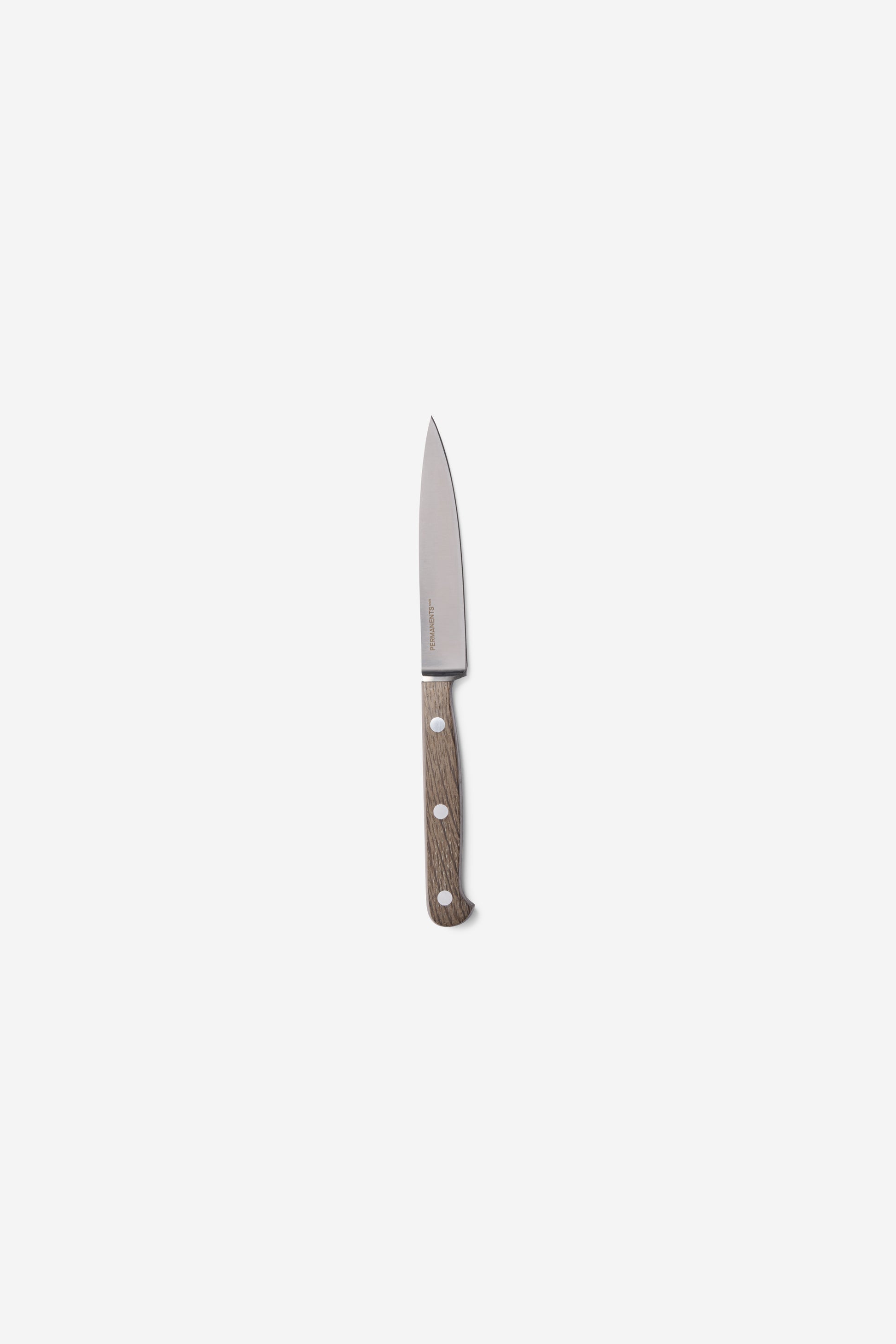 Office knife with a steel blade and light brown Bavarian Bog Oak handle, 10 cm.