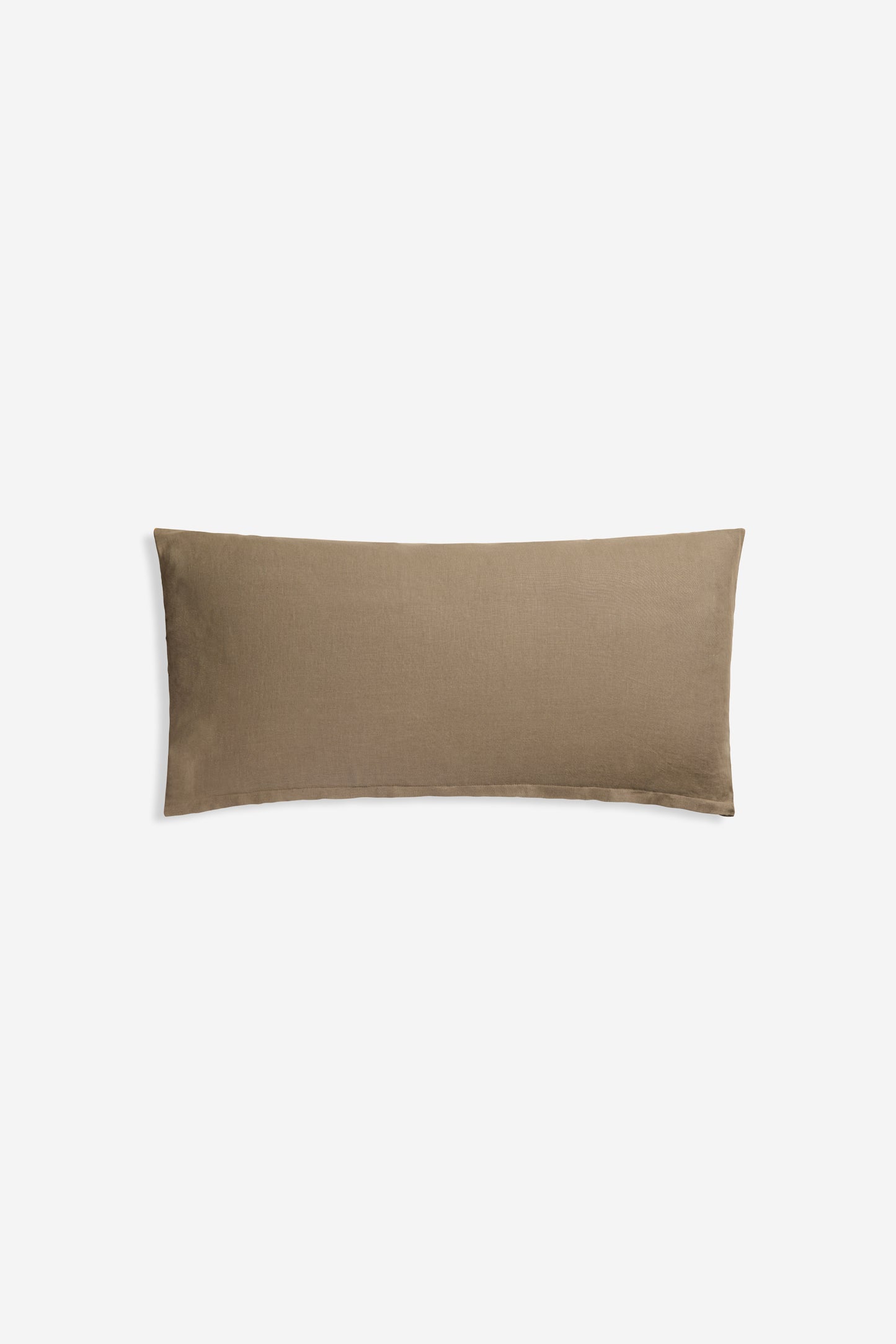 Accessories pillowcase, 100% Belgian linen, clay, 40x80cm, with zipper closure.