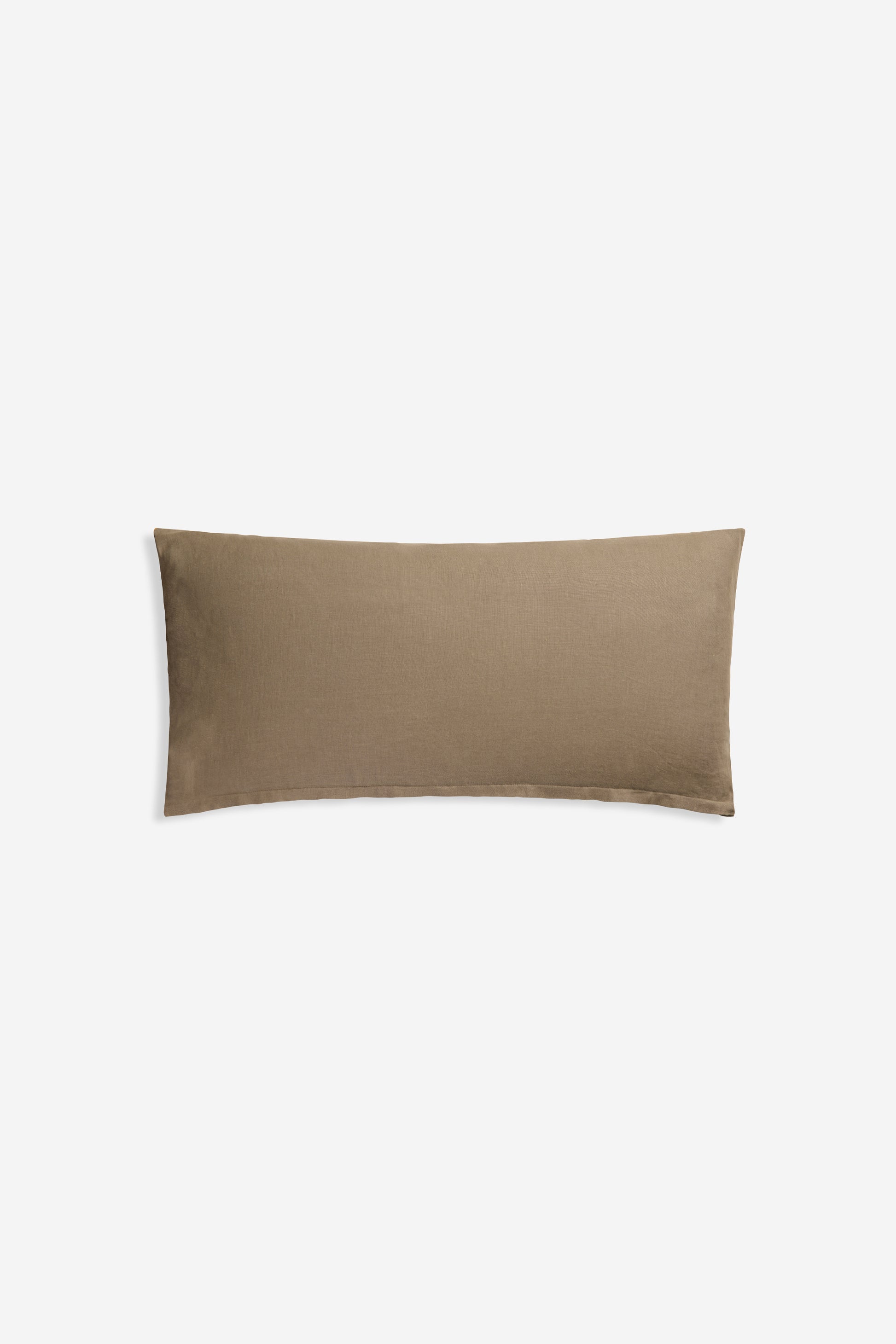 Accessories pillowcase, 100% Belgian linen, clay, 40x80cm, with zipper closure.