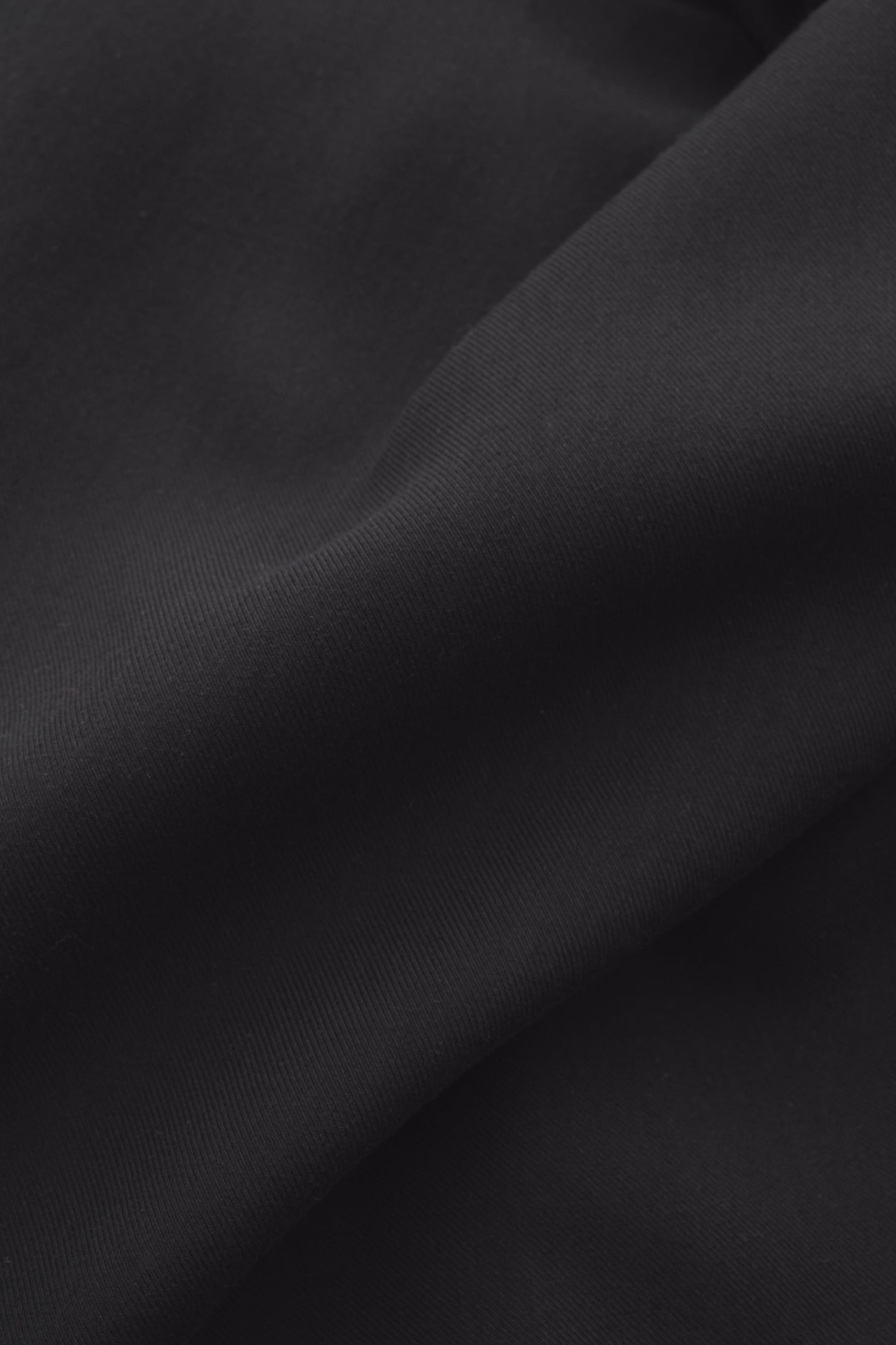 Men's long-pants, 100% lyocell heavy twill, deep black.