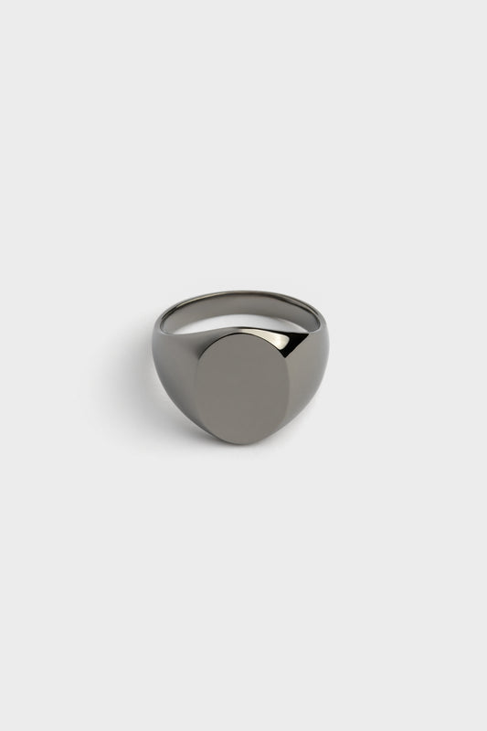SIGNET RING BLACK