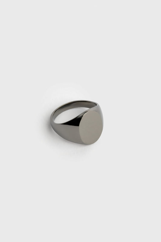 SIGNET RING BLACK