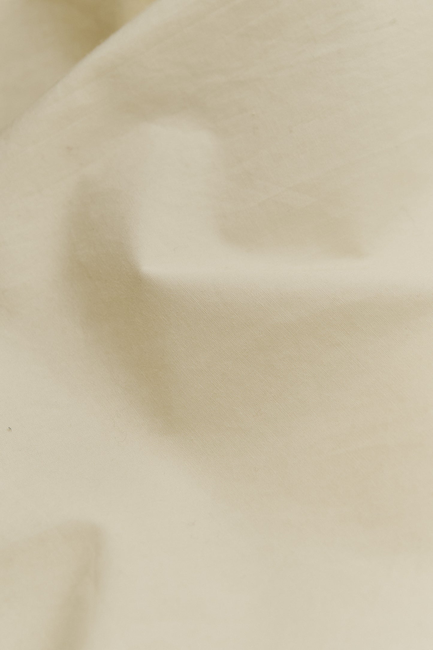 Women's sleeveless wrap shirt, organic cotton peached poplin, garment washed, light beige.