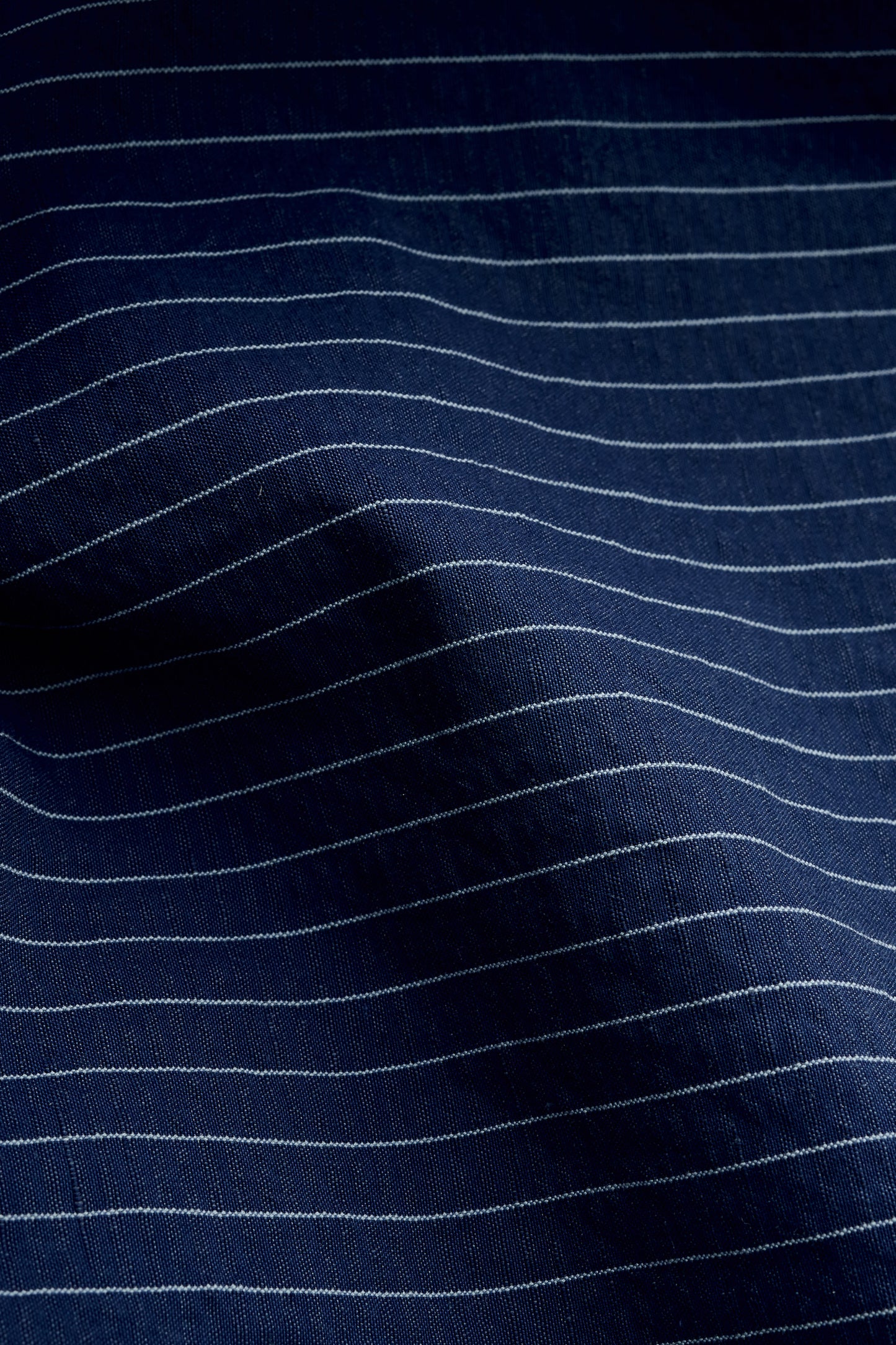 Men's tailoring blazer, cotton-linen seersucker, ocean stripe with fine pinstripes.