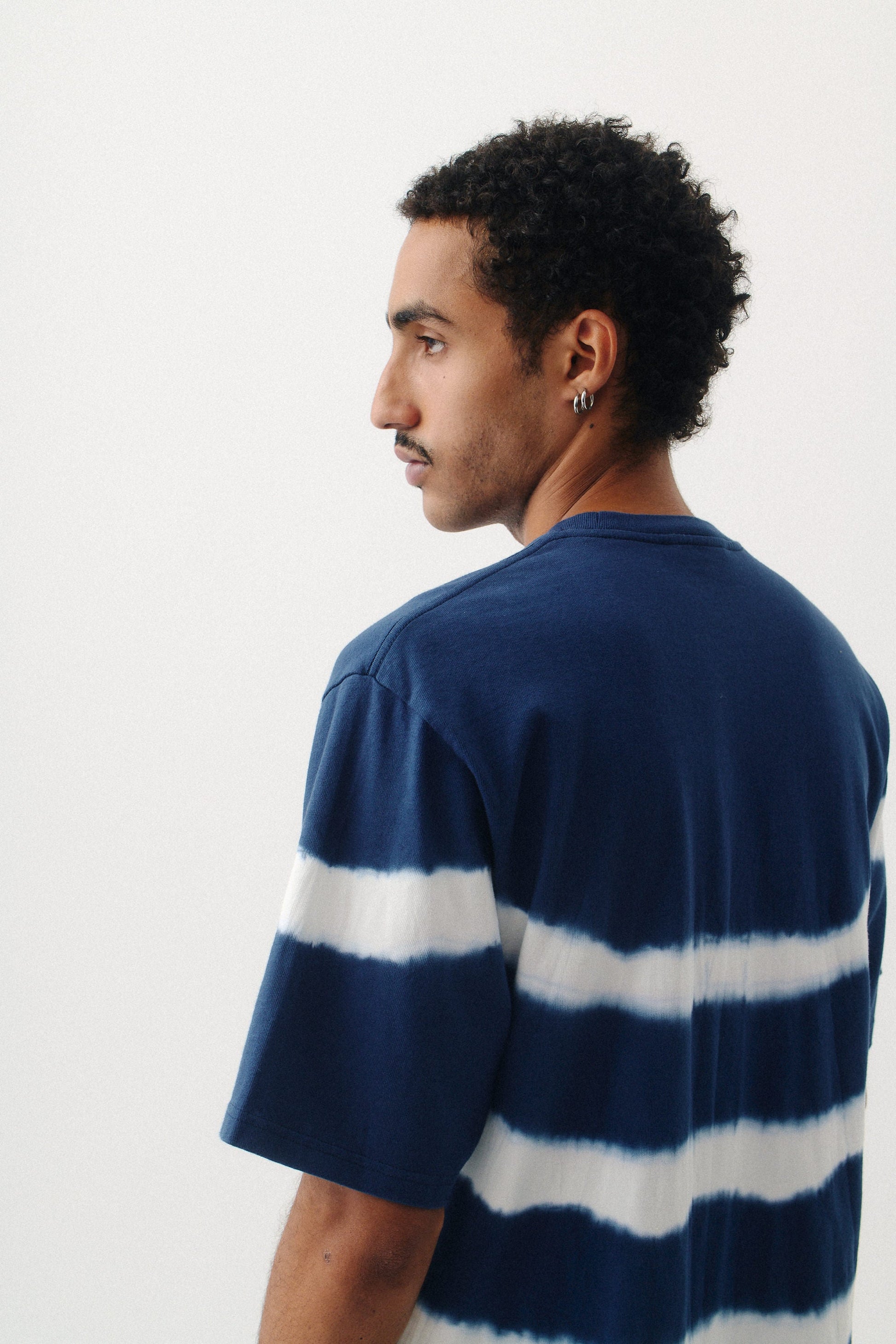 Ainsa T Shirt Tie Dye Marine Stripes