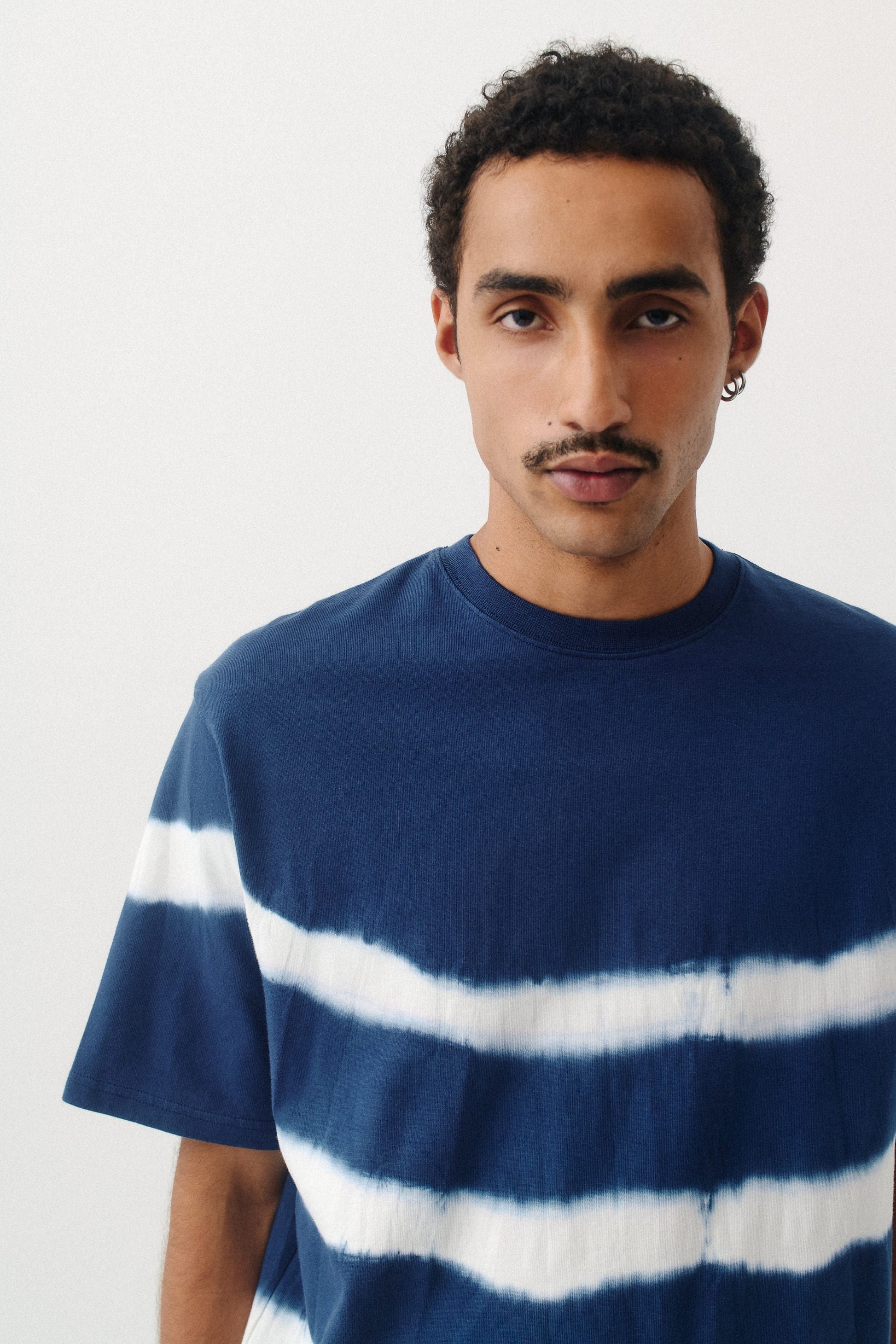 Ainsa T Shirt Tie Dye Marine Stripes