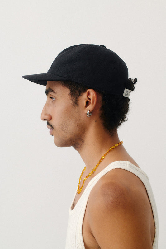 Chamar Cap Mystic Black Linen