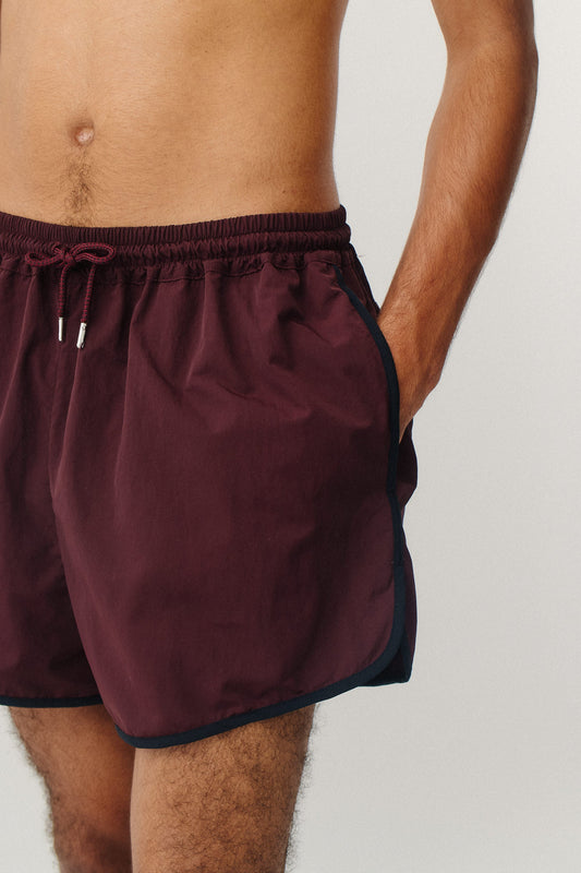 Iseo Swim Shorts Deep Burgundy
