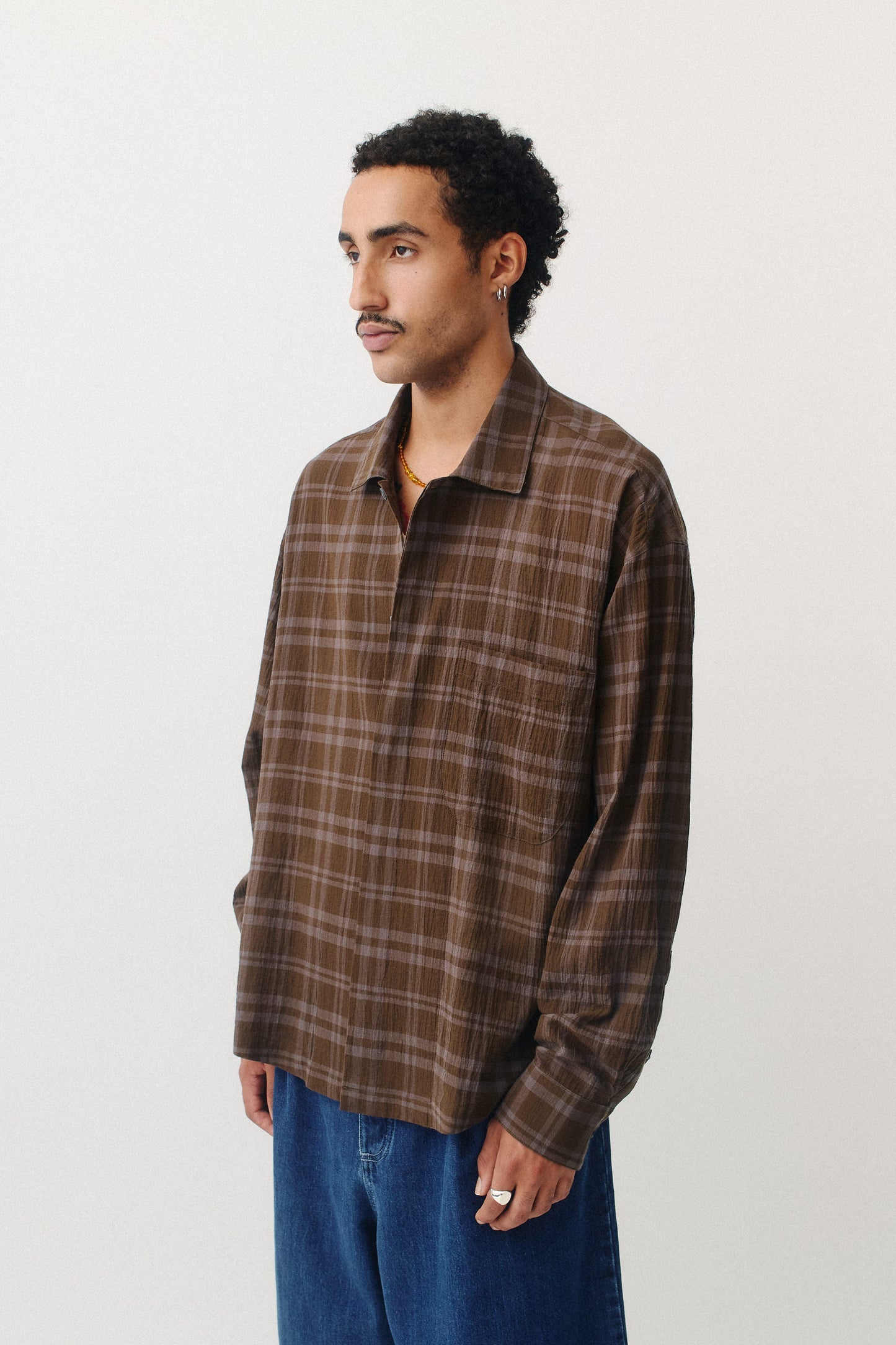 Rumba Shirt Earthy Check
