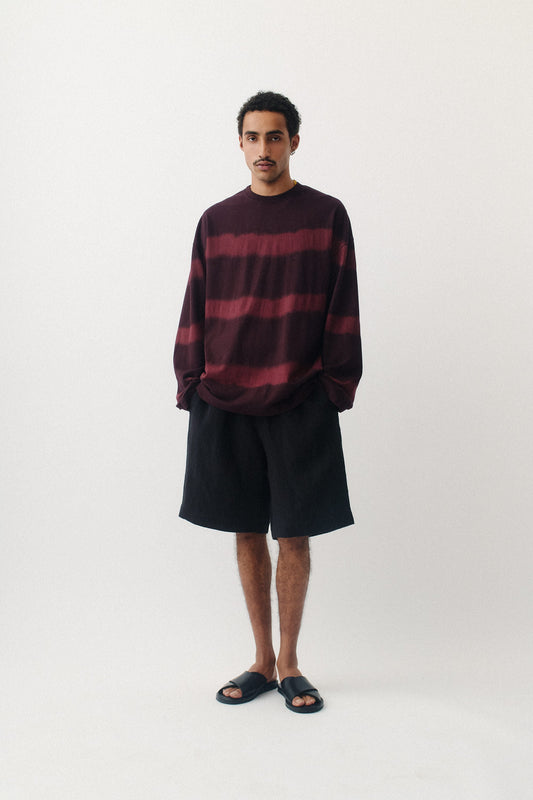 Saleh Shorts Mystic Black Linen