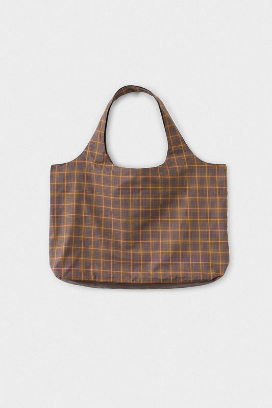 Thika Mesh Bag Brown Madras Check
