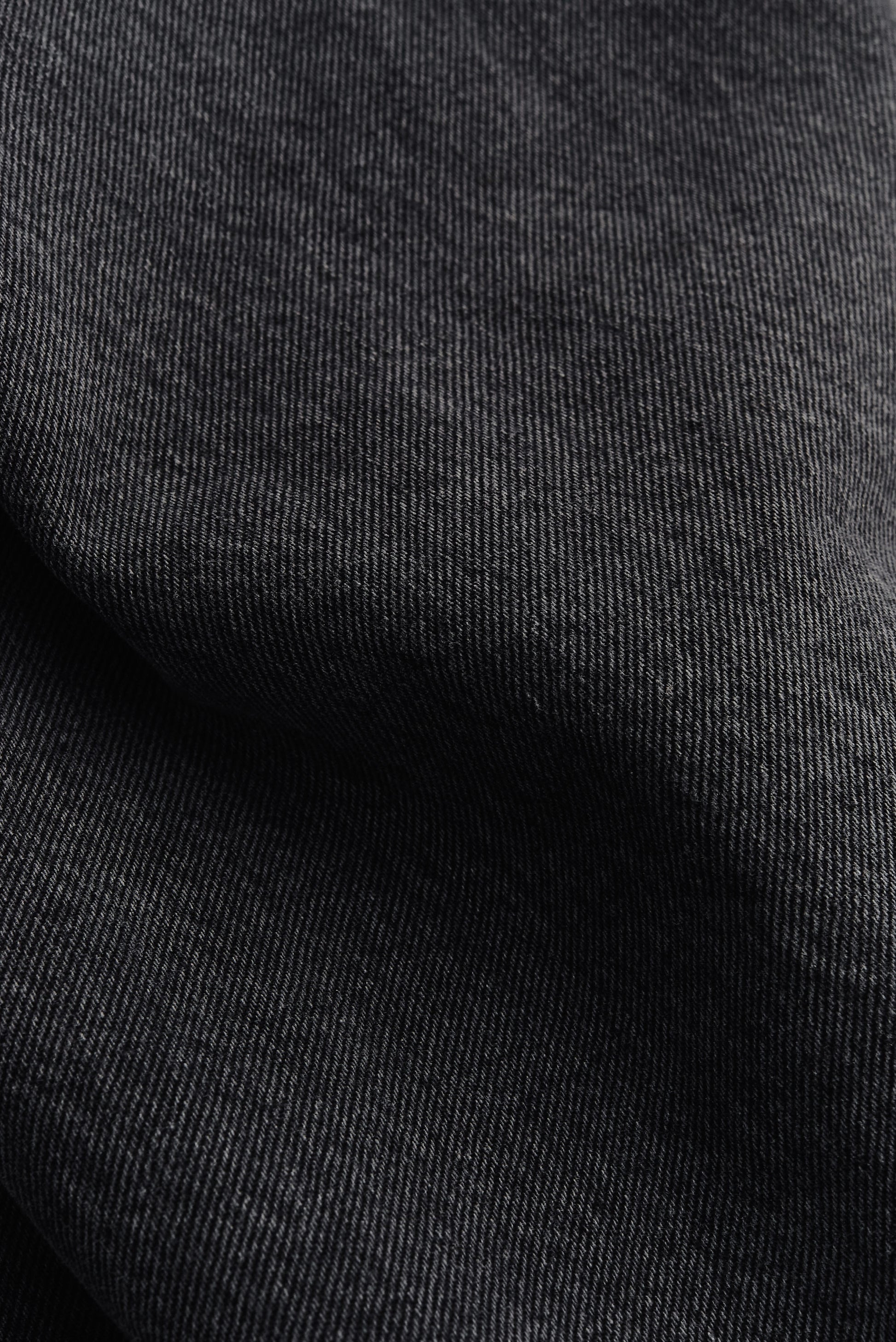 Women's pants, long-pants, organic cotton denim, stone washed, dark grey.