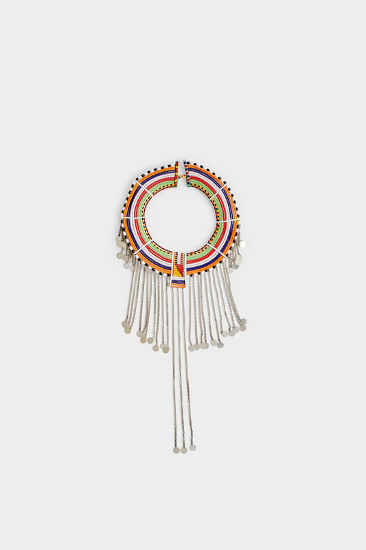 ORNAMENTAL BEADED COLLAR