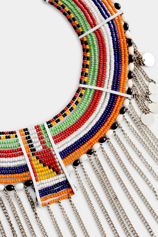 ORNAMENTAL BEADED COLLAR