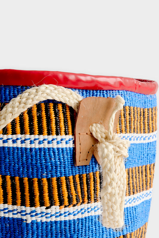 WOVEN BASKET BAG