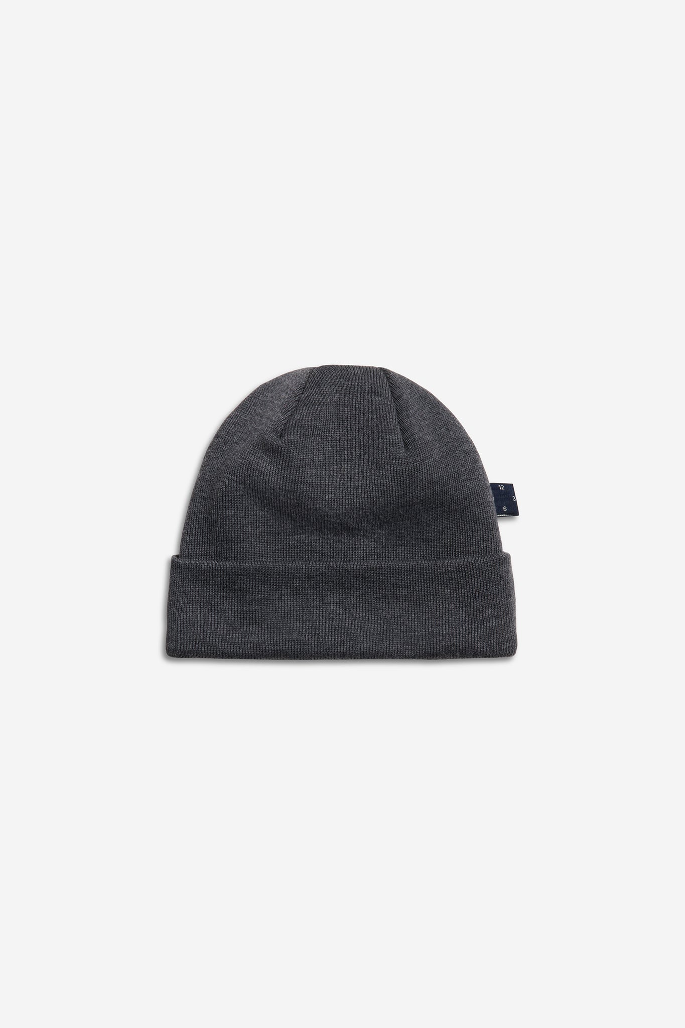 Unisex accessories beanie, 100% mulesing-free merino wool, dark grey.