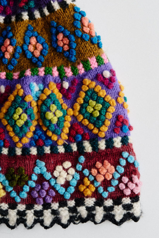 Pom-Pom Chullo Hat